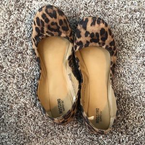 cheetah print slip on